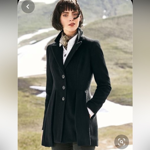 Peruvian Connection Jackets & Blazers - Peruvian Connection black jacket baby alpaca and wool tailored fit size 14